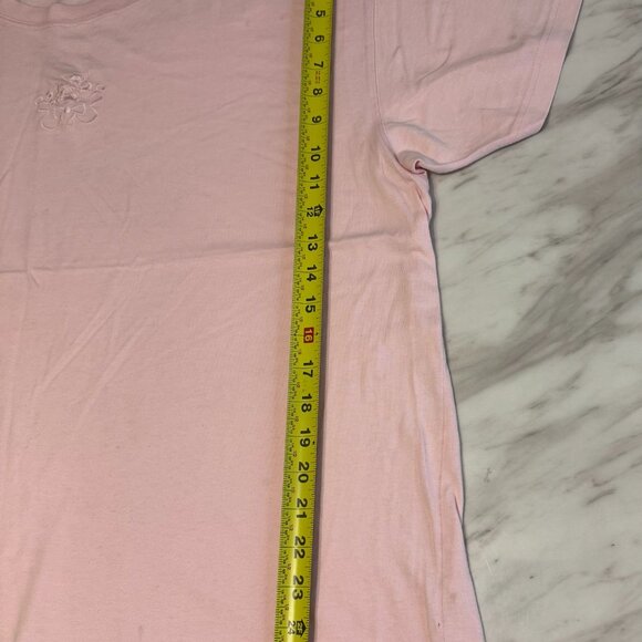 Princeton Club T Shirt Womens Plus Size 3X Pink Floral Print Embroidery Top - Picture 5 of 15